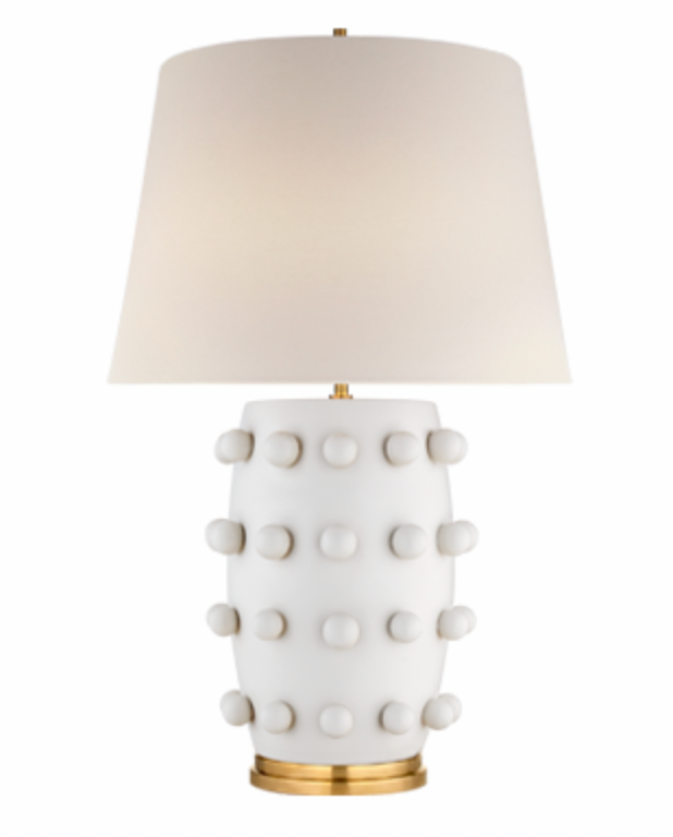 Linden Plaster White Lamp (Medium)