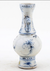 Blue & White Small Shapley Vase With Handles
