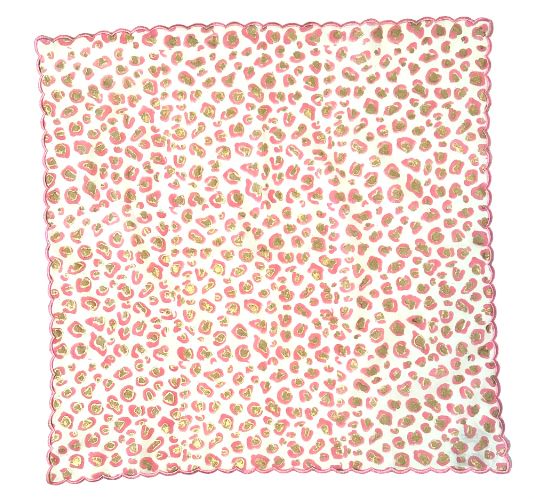 Pink Cheetah Dinner napkins