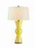 Yellow Hourglass Lamp