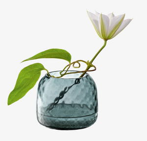 Water Blue Dapple Budvase/Votive Holder