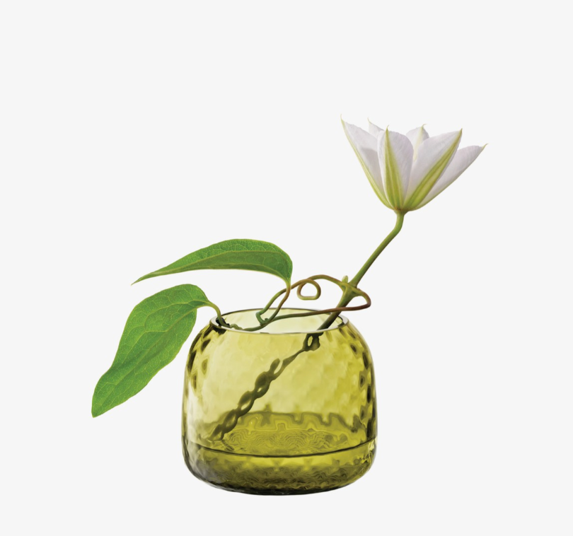 Woodland Green Dapple Budvase/Votive Holder