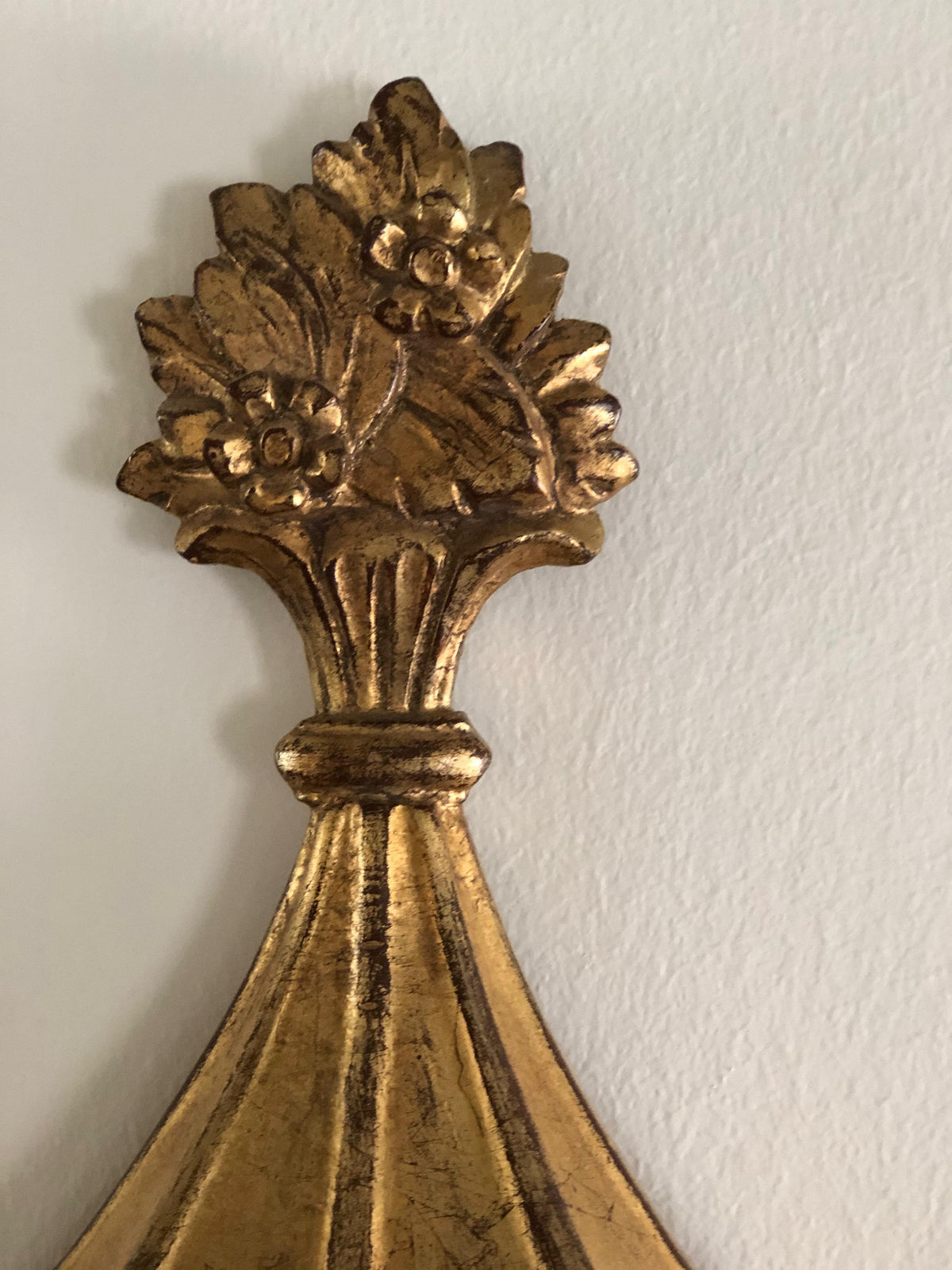 Pair Venetian Gilt & Mirrored Sconces